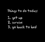 List Of Things To Do Today