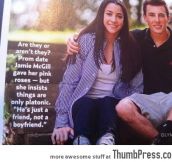 Friendzoned by an Olympian, in a national magazine
