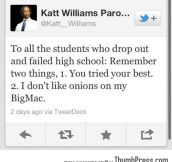 To all students who failed…