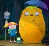 Adventure Time x My Neighbor Totoro