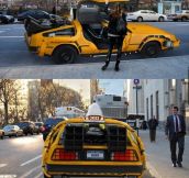 I want to get a ride on this taxi