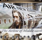 New Zealand airlines goes in Hobbit-style