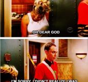 Sheldon being Sheldon