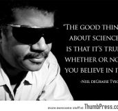 The best thing about science…