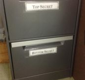 Top Secret and Bottom Secret.