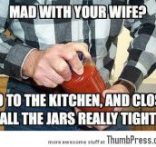 As much as I agree with this, I see this as a no win situation for the husband.