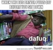 Awkward moment in Bus
