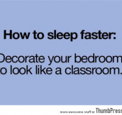 How to sleep faster