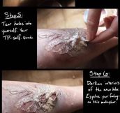 Make up Tutorial – How to make artificial wound