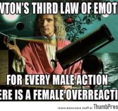 Newton’s third law of emotion