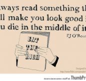 Read something good