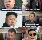KIM, EAT A SNICKERS…