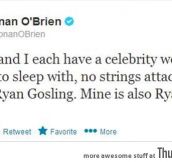 Mine is also Ryan Gosling