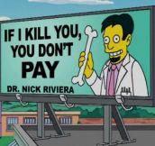 Some of the funniest Simpsons jokes are found on signs (24 Pics)