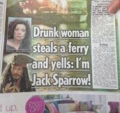You must always put ‘Captain’ before Jack Sparrow