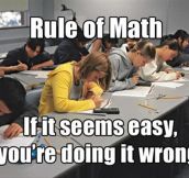Rule of math