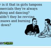 Tampon commercials