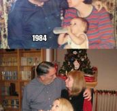 Photo recreation done right…