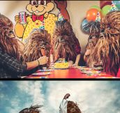 The everyday life of Wookiees…