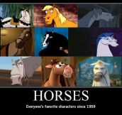 Horses…