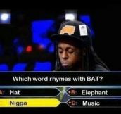Lil Wayne logic…