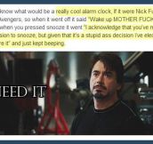 Nick Fury alarm clock…