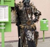 Taking the bus as an orc…