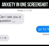 Anxiety in one screenshot…