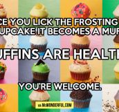 Next time you’re tempted to eat a cupcake, just remember…