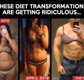 Diet transformations…