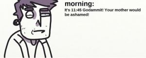 Types of morning people…