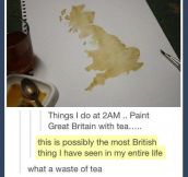 The most British thing…