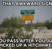 Awkward sign…