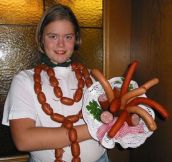 This sausage bouquet is making me uncomfortable…