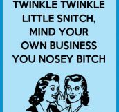 Twinkle twinkle little snitch…