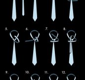 The classiest kind of tie knot…