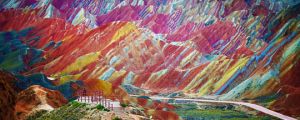 China’s Rainbow Mountains…