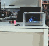 Device that creates holographic images…