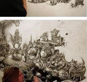 Amazing pencil art…