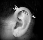 Industrial ear piercing done right…