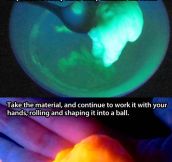 Make your own glowing bounce balls…