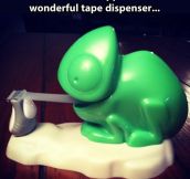 Awesome tape dispenser…
