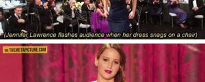 How Jennifer Lawrence deals with embarrassing situations…