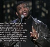 Patrice O’Neal on littering…