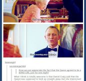 The Queen is awesome…