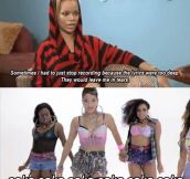 Rihanna and her deep lyrics…