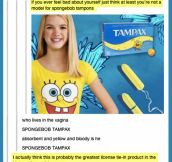 SpongeBob tampon…