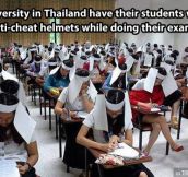 The anti-cheat helmet…