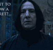Snape’s Secret…