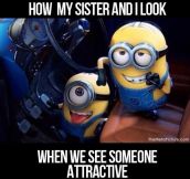 When we see someone attractive…